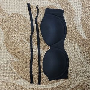 Auden strapless convertible black bra 38C